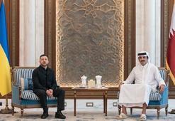 Ukrayna Devlet Başkanı Zelenskiy, Katar Emiri Al Sani ile görüştü