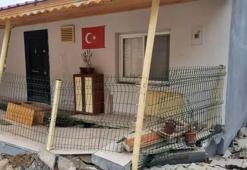 Mersin'de gece yarısı toprak kayması! Evler çöktü