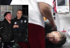 Annesiyle içki içen sevgilisini yaraladı, hırsını alamayıp ambulansa saldırdı!