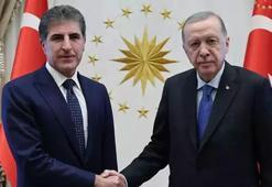 Cumhurbaşkanı Erdoğan, Irak Kürt Bölgesel Yönetimi Başkanı Neçirvan Barzani ile görüştü