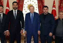 Cumhurbaşkanı Erdoğan, Türkiye Güreş Federasyonu Başkanı Akgül'ü kabul etti