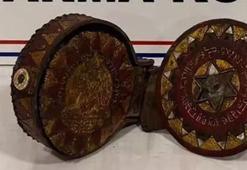 Erzurum’da ceylan derisine yazılmış altın işlemeli Tevrat ele geçirildi