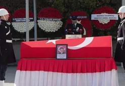 İstanbul'daki kazada şehit olan Polis Memuru Mustafa Aydın son yolculuğuna uğurlandı.