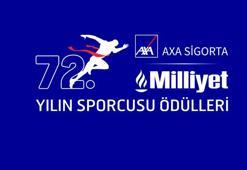 72. Axa Sigorta Milliyet Yılın Sporcusu Ödülleri sahiplerini buluyor