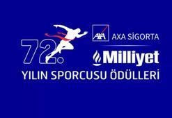 72. AXA Sigorta Milliyet Yılın Sporcusu Ödülleri sahiplerini buldu