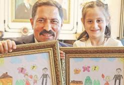 Zeynep'in resmi valiyi duygulandırdı