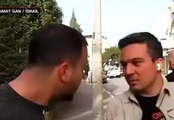 İsrail'de CNN Türk canlı yayınına müdahale! 'Türk yazısını görünce geldi'