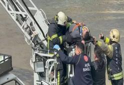 Dereye uçan kamyonetin sürücüsünden kötü haber