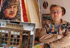 Çay posasını ve portakal filesini bile sanat eserine dönüştürüyor! 3 yıldır aynı mottoyu savunuyor: Geri dönüşüyorsa senindir!