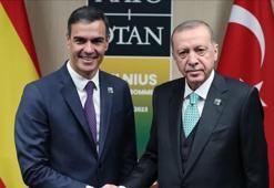 Cumhurbaşkanı Erdoğan, İspanya Başbakanı Sanchez ile görüştü