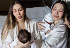 Taze anne Damla Altun'dan sürpriz paylaşım! Bebeğinin yüzünü gösterdi