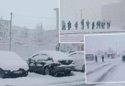 Nisan ayında lapa lapa kar sürprizi! 2 gündür yağıyor