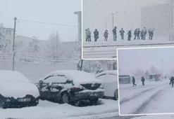 Nisan ayında kar esareti! Lapa lapa yağış 2 gündür devam ediyor