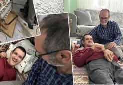 Engelli oğlu için yaptığı aparatla takdir topladı! Fedakar baba duygularını paylaştı