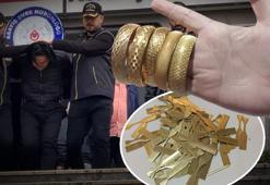 Sahte altın imalathanesine baskın! Kuyumcuların kontrolünden bu yöntemle geçmiş
