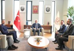 Tehditlere karşı ortak duruş! Bakan Mehmet Nuri Ersoy, Görkem Sevindik ile bir araya geldi