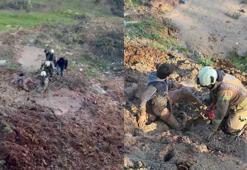 Çamura saplanan bisikletli çocuğun imdat çığlığı karşılık buldu: Polis ekipleri müdahale etti