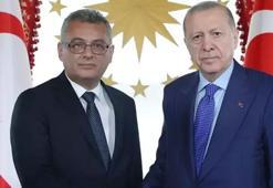 Cumhurbaşkanı Erdoğan, Kuzey Kıbrıs Türk Cumhuriyeti Cumhurbaşkanı Tufan Erhürman ile görüştü