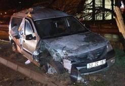 Kaza yaptıktan sonra çalıların arasına saklandı! 'Gelirsem emniyetle başım belaya girer'