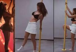 Seray Kaya'dan Sultana paylaşımı! Direk dansı provalarını yayınladı