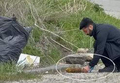 Sivas'ta yol kenarında bulundu! Havan topu mermisi olduğu ortaya çıktı