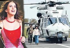 Askeri helikopterle konsere! 'Benim için büyük bir onur'