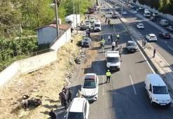 İzmir Bornova'da freni arızalanan TIR 9 araca çarptı! Ölü ve yaralılar var