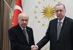 Cumhurbaşkanı Erdoğan, Bahçeli'yi kabul etti