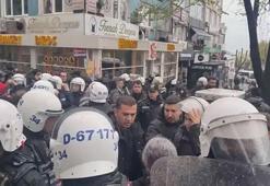 Beşiktaş’ta 1 Mayıs gerginliği! İzinsiz gösteriye polis müdahale etti