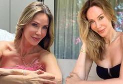 Demet Şener’den nostaljik paylaşım! Karnı burnunda haline beğeni yağdı