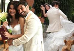 Taze evli Nesrin Cavadzade'den nikah pozları! Tebrik ve beğeni yağdı