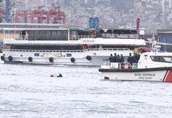 Kadıköy-Beşiktaş vapur hattında kaybolan kadın için arama çalışmaları sürüyor