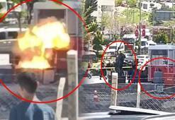 AVM önünde bomba paniği! 2 valiz fünye ile patlatıldı