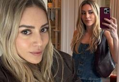 Sinem Kobal Londra sokaklarında şıklığıyla büyüledi!
