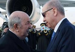 Cumhurbaşkanı Erdoğan, Cezayirli mevkidaşı Tebbun'u havalimanında karşıladı