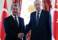 Cumhurbaşkanı Erdoğan, IKBY Başbakanı Mesrur Barzani'yi kabul etti