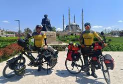 Yakın arkadaşıyla aynı dönemde emekli oldular, şimdi bisikletle Türkiye'yi geziyorlar!