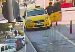 Kontak anahtarını fırsat bildi, çaldığı taksiyle köşeyi dönemeden yakalandı
