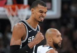 Spurs seride direksiyona geçti! Wembanyama’dan Timberwolves’a geçit yok
