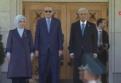 Cumhurbaşkanı Erdoğan Kazakistan'da resmi törenle karşılandı