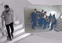 Yürek ısıtan görüntü! Bedensel engelli öğrencisini sırtında taşıdı