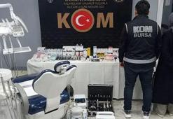 Bursa'da sahte diş hekimi skandalı! Karı koca baskınla gözaltına alındı