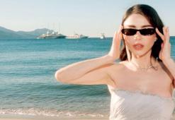 Ünlü oyuncu Özge Gürel'den Cannes pozları!