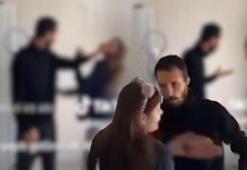 TikTok canlı yayınında eşine şiddet uyguladı! 'Kapa çeneni'