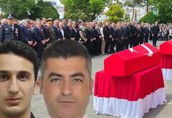 Çorlu'da omuz omuza şehit düştüler! Polis memurları için tören düzenlendi