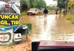 Doğu Akdeniz’i sağanak vurdu! Bursa, Hatay ve Osmaniye’de dereler taştı, evleri ve yolları su bastı