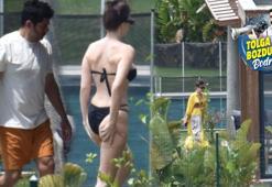Fahriye Evcen ve Burak Özçivit Gümüşlük'teki yazlıklarında sezonu açtı