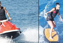 Devrim Özkan’dan Bodrum’da jet ski şov!