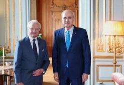 TBMM Başkanı Kurtulmuş, İsveç Kralı Gustaf ile görüştü