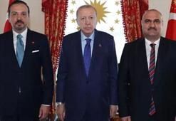 Cumhurbaşkanı Erdoğan, Kerkük Valisi Ağa'yı kabul etti